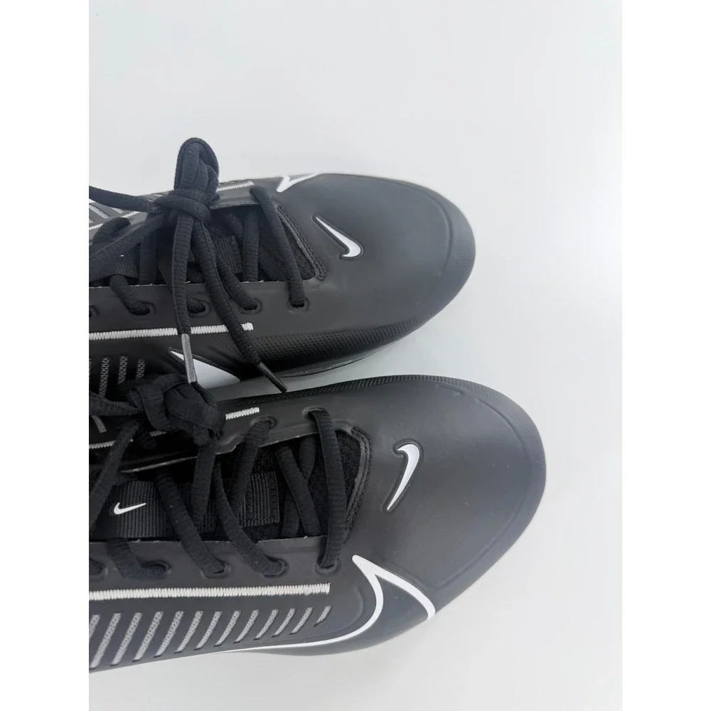 Nike Vapor Edge Pro 360 2 Football Cleats Black White FJ7023-001 Men's Size 13.5